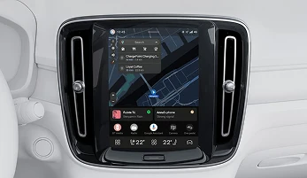 9-inch centre display